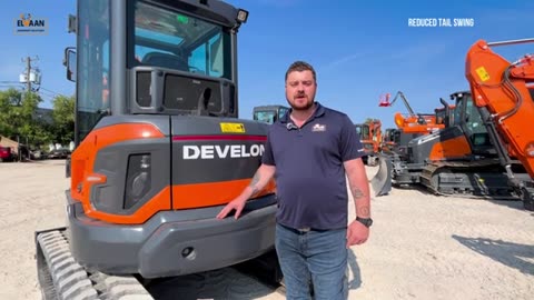 Develon Mini Excavator DX55 | Powerful Mini Excavator