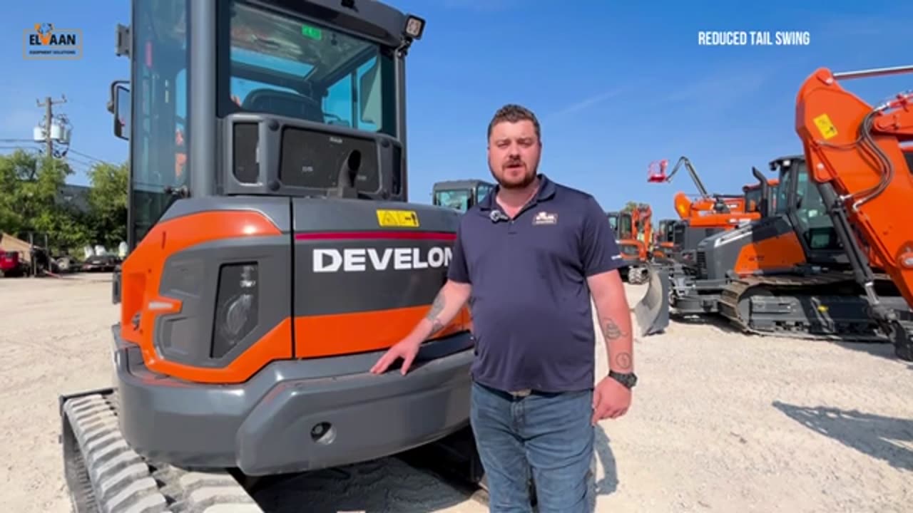 Develon Mini Excavator DX55 | Powerful Mini Excavator