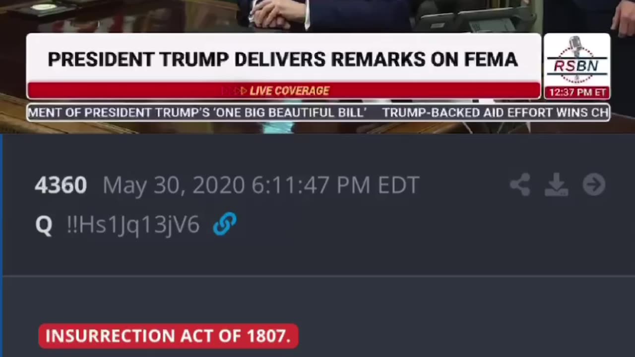 Trump: The Insurrection Act of 1807 is not off the Table