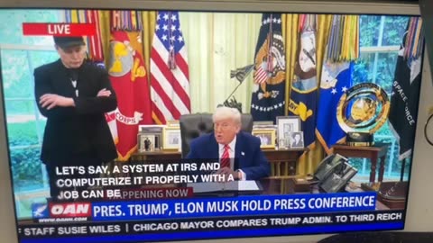 🦅 OANNlive president DJT tots doge cuts under Musk