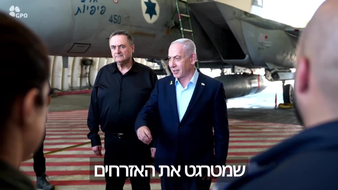 Benjamin Netanyahu: "The Israeli Air Force controls the airspace over Tehran."