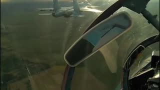 Incredible Footage of Ukrainian Mig-29s Flying in Formation