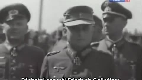 Pochod zajatých Němců 17. července 1944 Moskvou