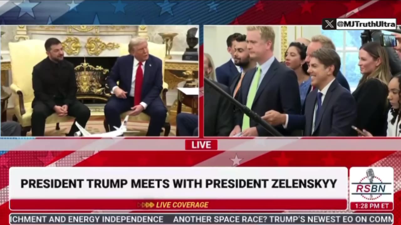 Zelensky cracks joke about reporters suit