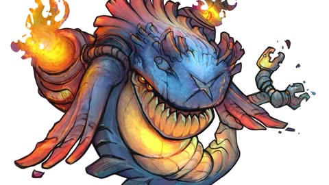 The lava whales in our game are truly terrifying!