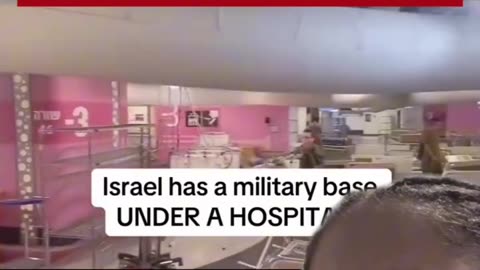 Isreal has Military base UNDER a HOSPITAL