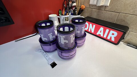 YSD 3 Pack Vacuum Cleaner Filter Replacements Dyson V12 Detect Cordless Vacuums SV34 SV35 971517-01