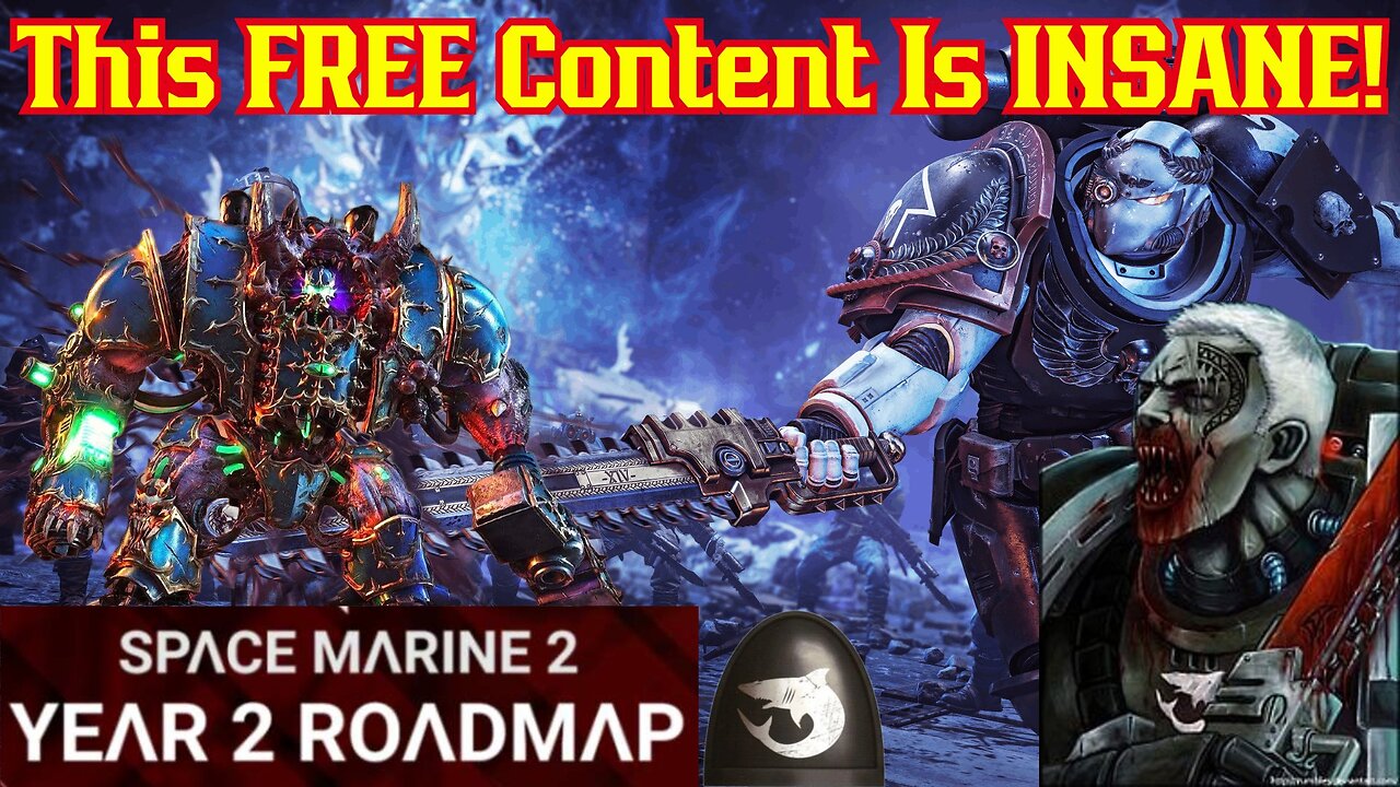 Warhammer 40k Space Marine 2 Year 2 Update Is INSANE! Space Sharks, Hellblasters, Iron Fists & MORE!