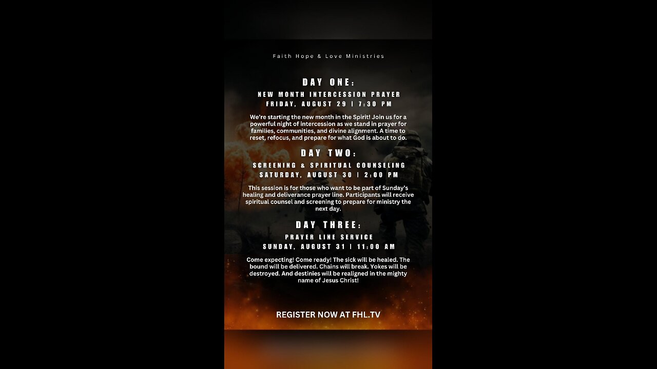 The War Room Encounter: Register Now!