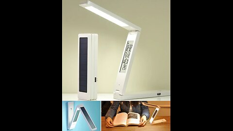 Innovative Portable & Foldable Solar Powered LED Lamp