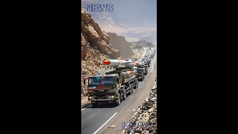 Iran has deployed thousands of missiles on the streets. Each vehicle carries a missile.