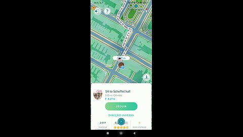 Fiz rota no Pokémon Go recebi presente