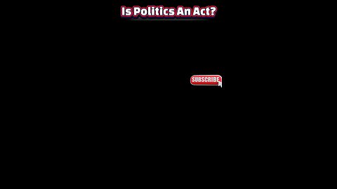 How much of American politics is just an act? 🇺🇸