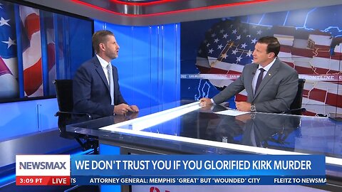 Eric Trump reflects on Charlie Kirk & the assassination attempts on PDJT