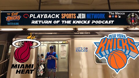 🏀Miami Heat at New York Knicks WATCH ALONG & REACT with SPORTS JEDI NETWORK