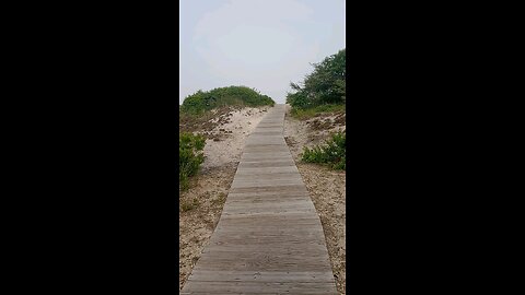 Beach Path in Barnegat Light, New Jersey (Long Beach Island)