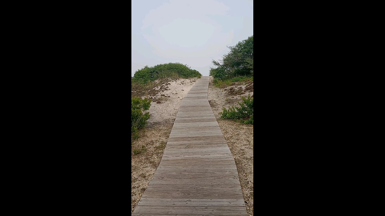 Beach Path in Barnegat Light, New Jersey (Long Beach Island)