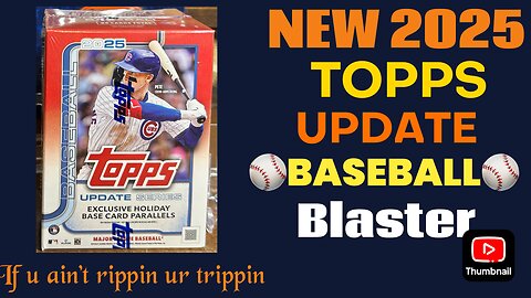 New 2025 #Topps Update #blasterbox #packopening #toppsupdate #newrelease #baseballcards