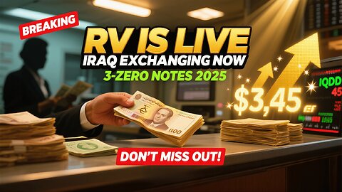 Iraqi Dinar 💥 RV IS LIVE – Iraq Exchanging 3-Zero Notes RIGHT NOW!