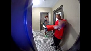 Totally Psychotic Woman Starts Taking Photos Of Doordash Delivery Man, Assaults Him For No Reason