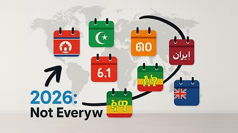 Countries Where the New Year Won’t Be 2026