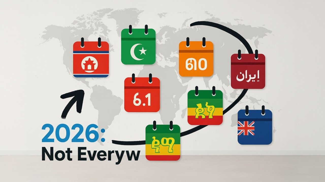 Countries Where the New Year Won’t Be 2026