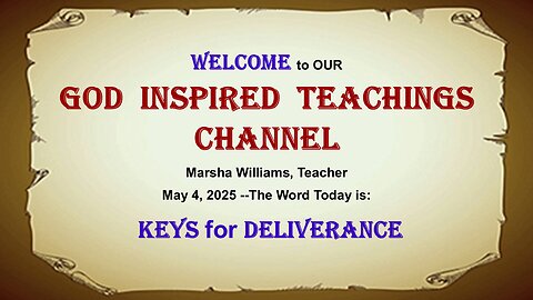 Keys for Deliverance