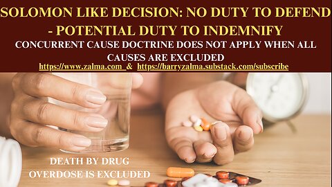Solomon Like Decision: No Duty to Defend - Potential Duty to Indemnify