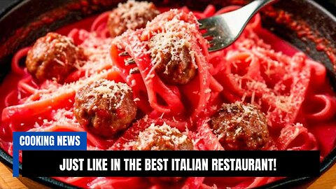 Just like in the best Italian restaurant! This pasta disappears in a minute!🔥