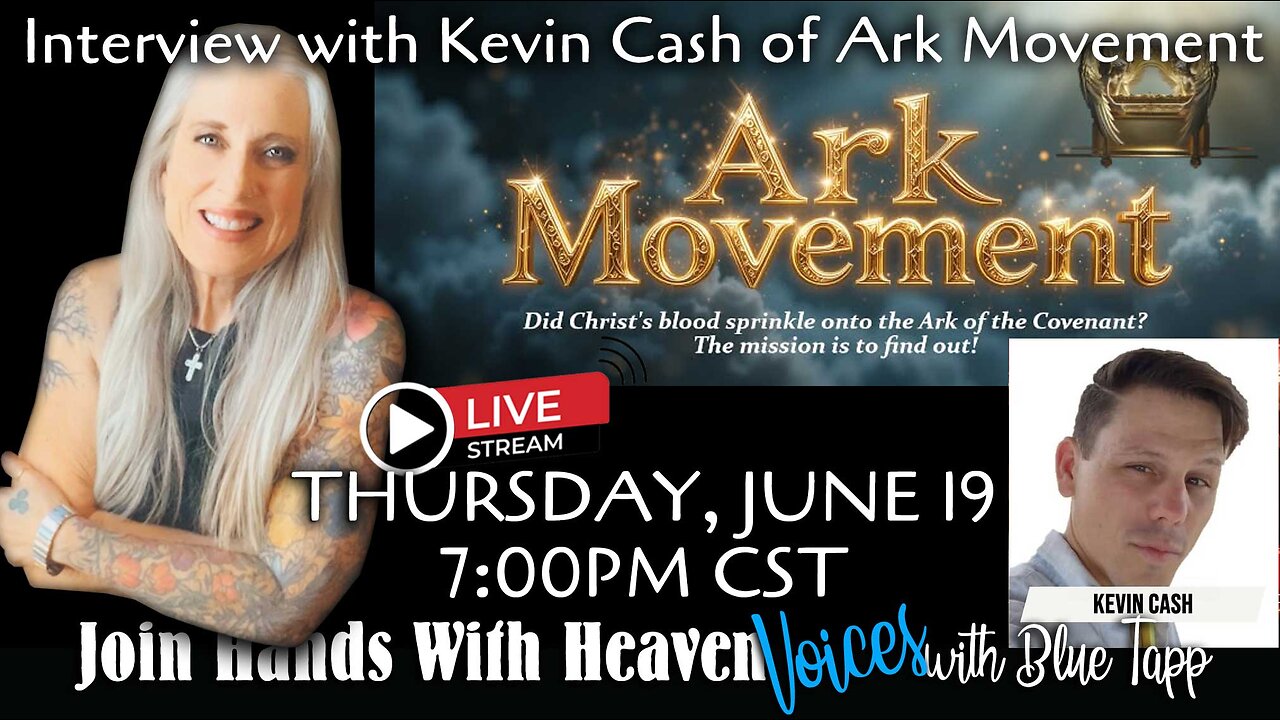 Blue Tapp LIVE! VOICES... Interview with Kevin Cash of Ark Movement (featured on His Glory TV)