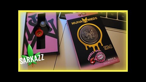 Mango THCA+D9 gummy from FVKD Muha Meds - Bubble Gum