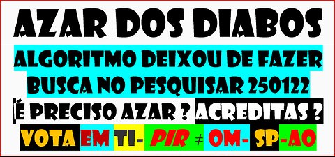 200525-AZar factor SORte ? -ifc-pir-2DQNPFNOA-VOTA HVHRL EM TI -99,99%-ciência