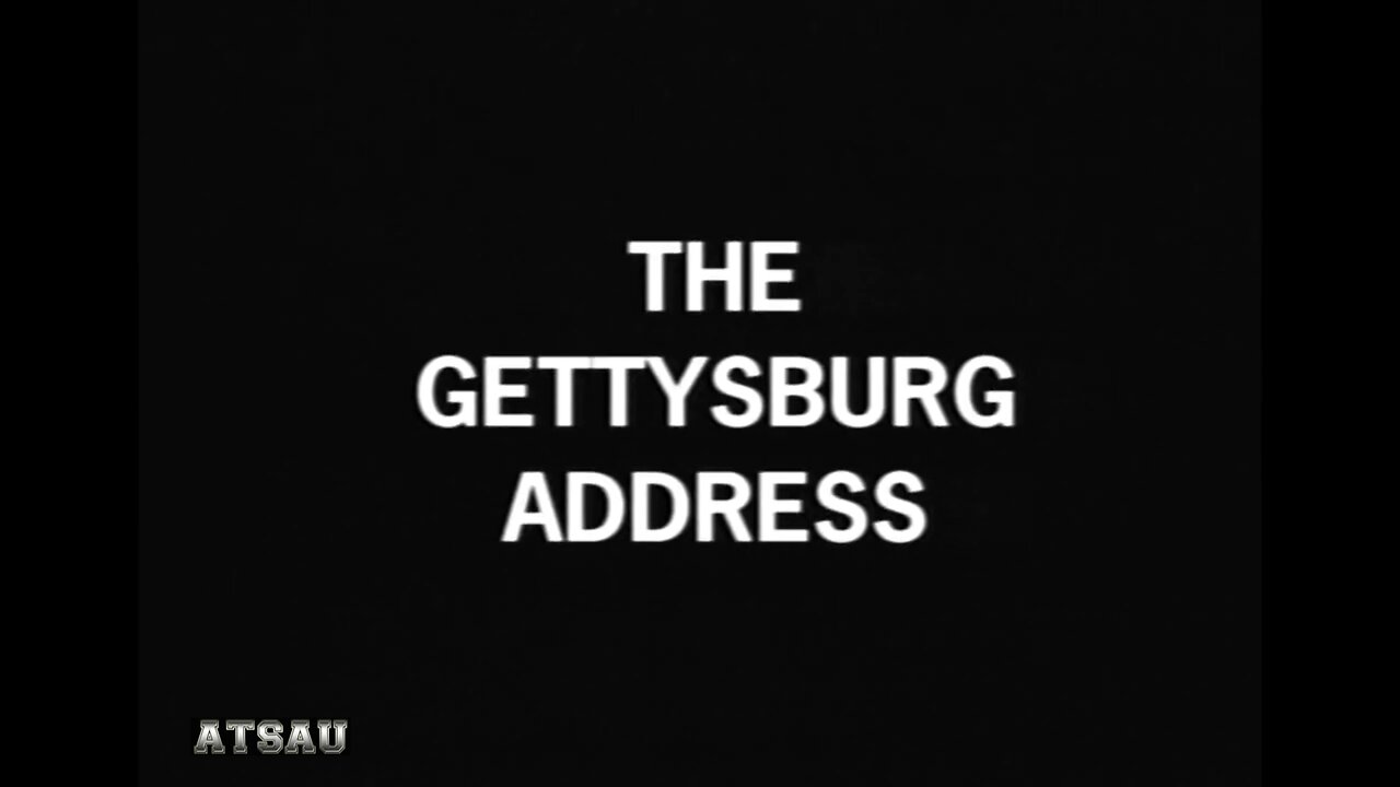 You Are There - "The Gettysburg Address" 1863