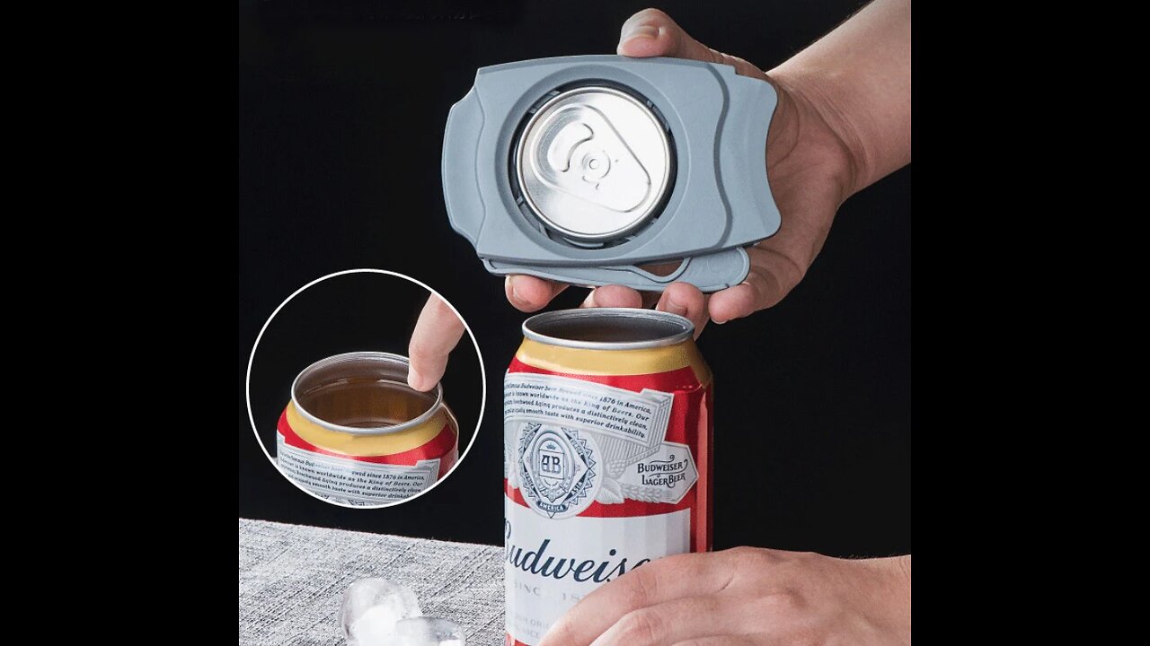 Safe Can Opener with No Sharp Edges, for Household, Kitchen & Bar