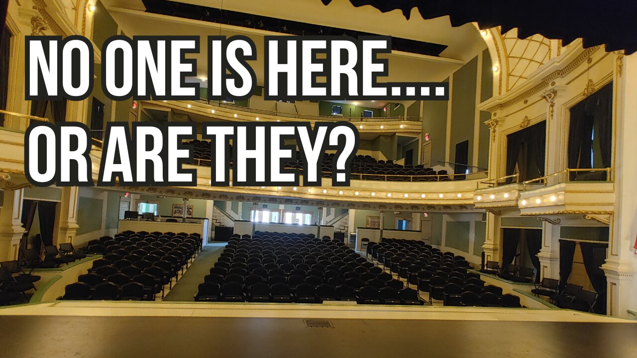 The Haunting of Brown Grand Theater. Is Anyone Still Here?
