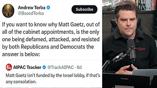 Matt Gaetz on the surreal, humiliating world of AIPAC fundraisers 🤡✡💰