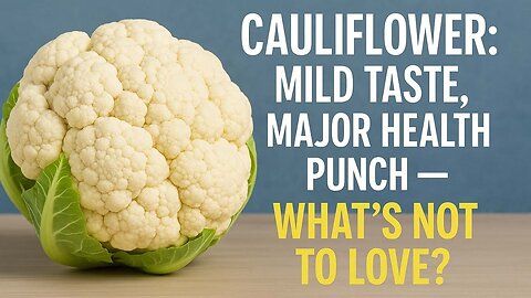 Cauliflower: Delicate Flavor, Incredible Nutritional Force — What's Not to Appreciate! L18
