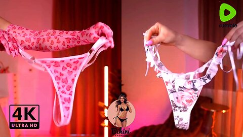 Pretty in Pink Heart Lingerie Try-On 💖