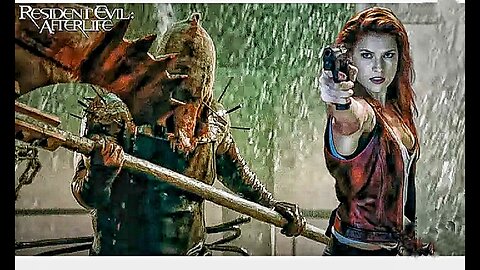 Alice & Claire vs Axeman | Rooftop Zombies Attack 😱 | Resident Evil: Afterlife | Fight Scene