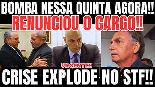 Bomba! ACABOU DE RENUNCIAR O CARGO! TÁ FORA!! ALEXANDRE DE M0RAES VAI PARAR NA CADE1A!!