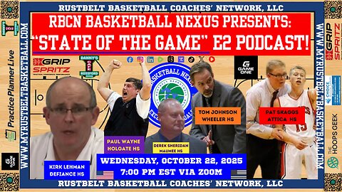 Rustbelt Basketball Coaches Network's "State of the Game" Podcast E2