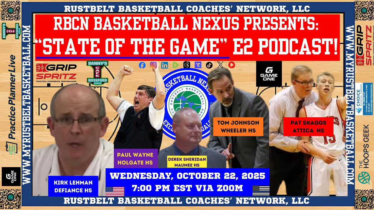 Rustbelt Basketball Coaches Network's "State of the Game" Podcast E2