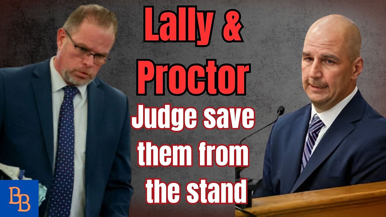 Lally and Proctor saved from the stand