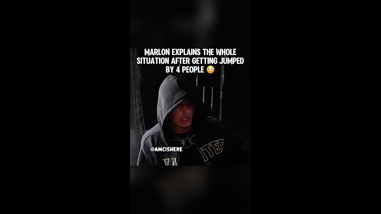 Marlon explains the whole situation after getting jumped by 4 people #marlon #mar3lg #marlonclips