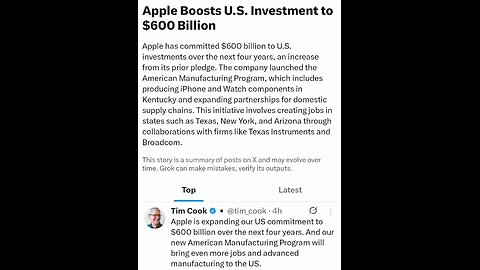 Apple To Open 79 Factories In The United States Pledge $600 Billion