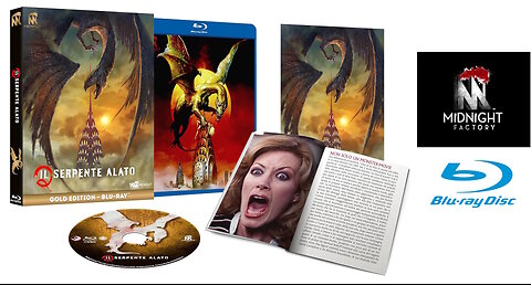 Q: The Winged Serpent [Limited Edition Midnight Gold Blu-ray + Booklet + Card]