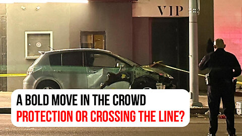 A bold move in the crowd: Protection or crossing the line?
