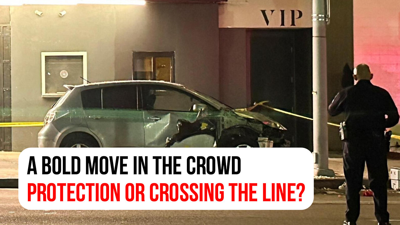 A bold move in the crowd: Protection or crossing the line?