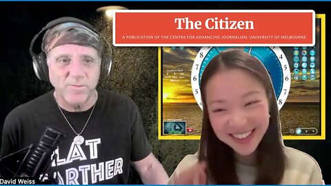 [Mar 12, 2024] Interview with a Citizen reporter about FLAT EARTH and social media.