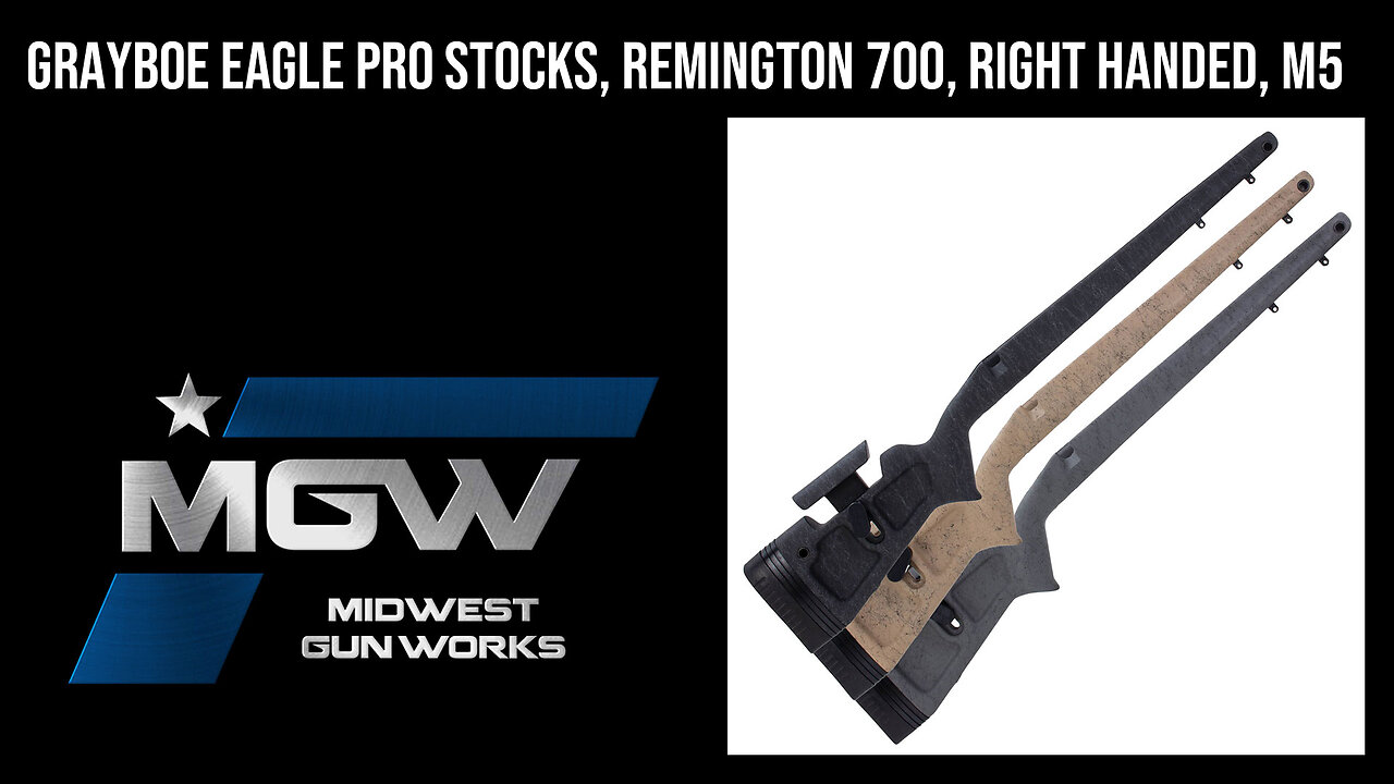 Grayboe Eagle Pro Stocks, Remington 700, Right Handed, M5